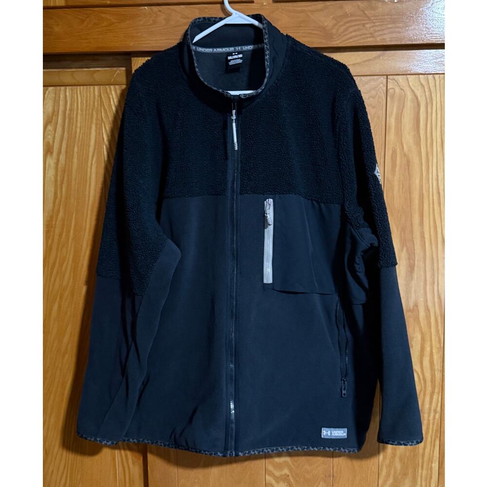 Under Armour Polartec Maxx Fleece Full Zip Jacket - Black 3XL
